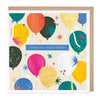 E478 - Balloons & Sparkles Birthday Card