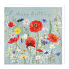 E488 - Poppy Garden Birthday Card