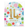 E513 - 14 Today Birthday Card