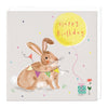 E526 - Cute Bunny Birthday Card