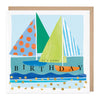 E547 - Two Sail Boats Birthday Card