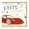 E549 - Red Sports Car Birthday Card