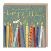 E553 - Colourful Candles Birthday Card