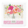 Greeting Card - E650 - Pink vase birthday card - Pink vase birthday card - Whistlefish