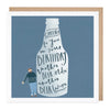 Greeting Card - F081 - Beer Bottle Birthday Card - Beer Bottle Birthday Card - Whistlefish