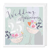 Silver Wedding Luxury Anniversary Card