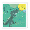 Dinosaur Grandson Luxury Birthday Card