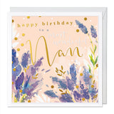 Most Wonderful Nan Luxury Birthday Card