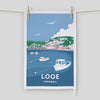 WTT77 - Looe, Cornwall Tea Towel