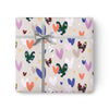 Wrapping Paper - GWP63 - Grey Heart Wrapping Paper - Grey Heart Wrapping Paper - Whistlefish