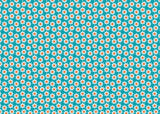 Wrapping Paper - GWP66 - Turquoise Daisy Wrapping Paper - Turquoise Daisy Wrapping Paper - Whistlefish