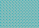 Wrapping Paper - GWP66 - Turquoise Daisy Wrapping Paper - Turquoise Daisy Wrapping Paper - Whistlefish