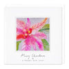 X3008 - Ink Pink Poinsettia Christmas Card