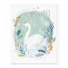 X3013 - Oval Swan Mum Christmas Card