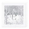 X3086 - Foil Couple Christmas Card