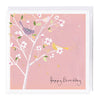 Blossom And Birds Birthday Card