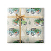 Dog Landrover Wrapping Paper