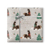 Clydesdales and Chickens Wrapping Paper