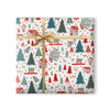 House and Tree Wrapping Paper