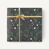 Dark Floral Wrapping Paper